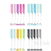 5Pcs/Set Hairbrush Highlight Dyeing Comb Hairstylist Dye  Hair Pointed Combs Hair Salon Hairdressing Brush Styling Tools Y0606 3