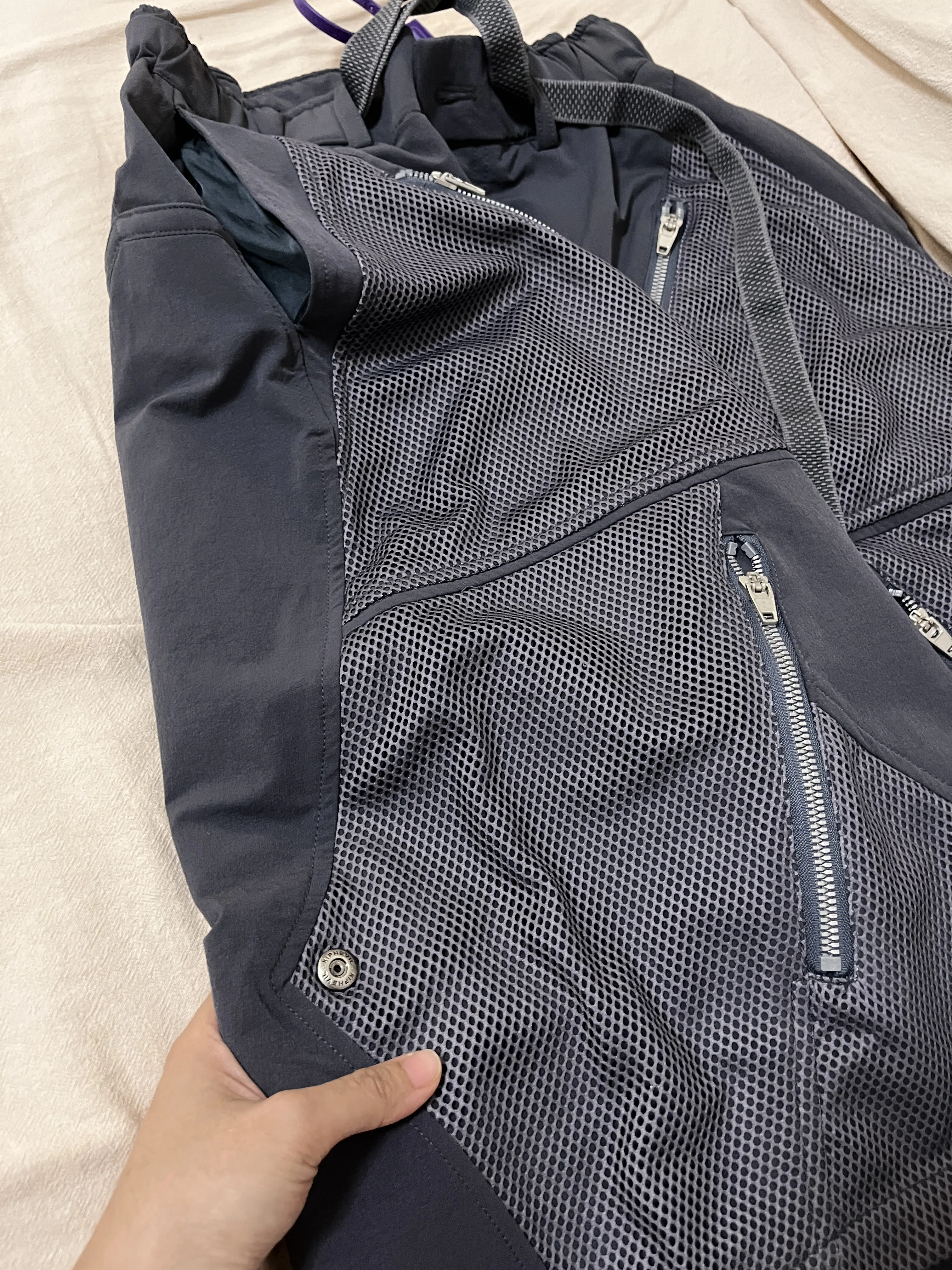 XEvil Bellator shorts nylon material integrated belt waist adjustment multipocket sci-fi dystopian