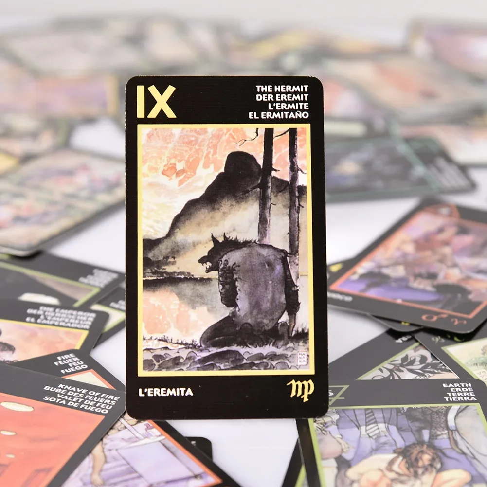 Manara Tarot Cards - 78-Card Deck with PDF Guidebook for Personal Divination and Entertainment