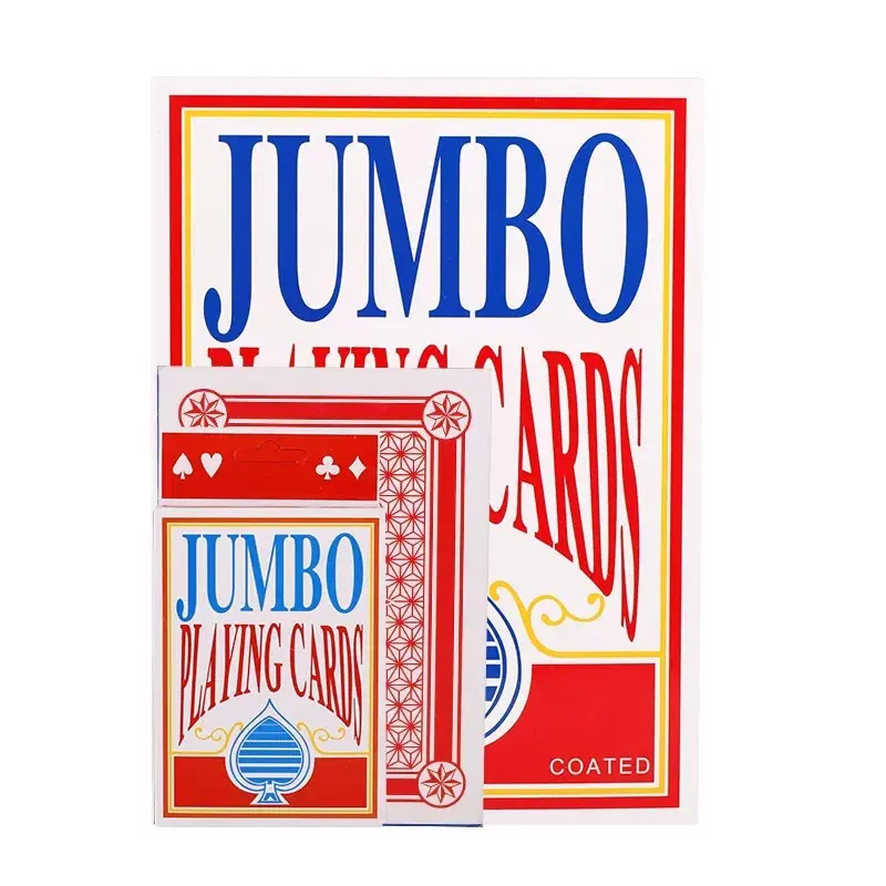 Playing Cards Jumbo Playing Cards Jumbo Poker Giant Playing Cards Casino Gift for Kids & Adults