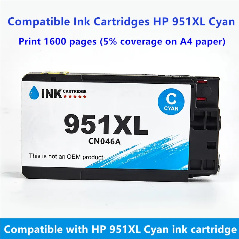 Plus Ink 10 Confezioni Di Cartucce Inchiostro Compatibili Per HP 950XL/951XL - Per Stampanti OfficeJet Pro 8600, 8610, 8100 Cartucce Hp 912 XL - Foto 2
