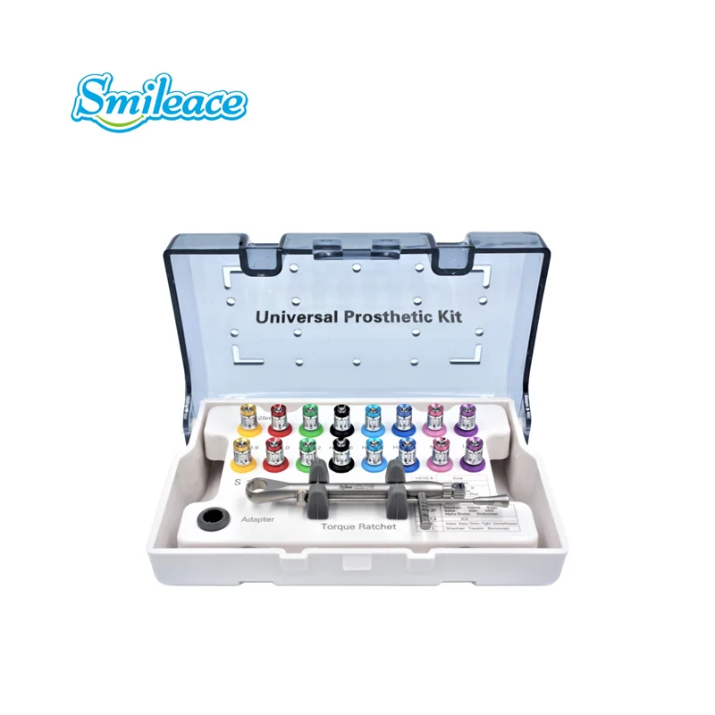 Dental Implantat Drehmomentschlüssel Ratsche Schraubendreher Reparatur Werkzeuge Wrench Kit Universal Prothstic Box Zahnmedizin Ausrüstung