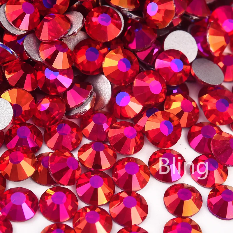 Non Hotfix Rhinestones Glitter Glass Flatback Crystals Nail Charms Gemstones Strass for u&ntilde;as