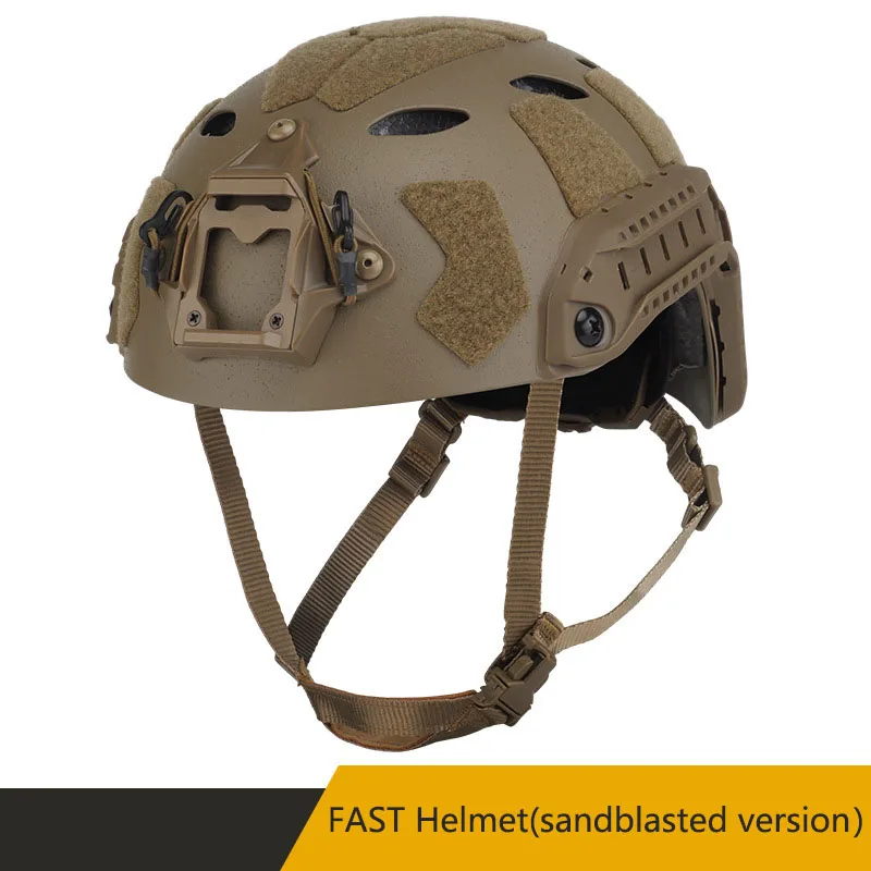 

Шлем с высокой посадкой Fast SF, пескоструйная версия, прорези для наушников, резервная маска, конструкция с отверстиями для соединения