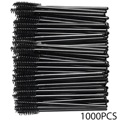Wholesale Set of Disposable Mascara and Eyebrow Brushes for Makeup Application (500/1000 Pieces) (1000pcs black)