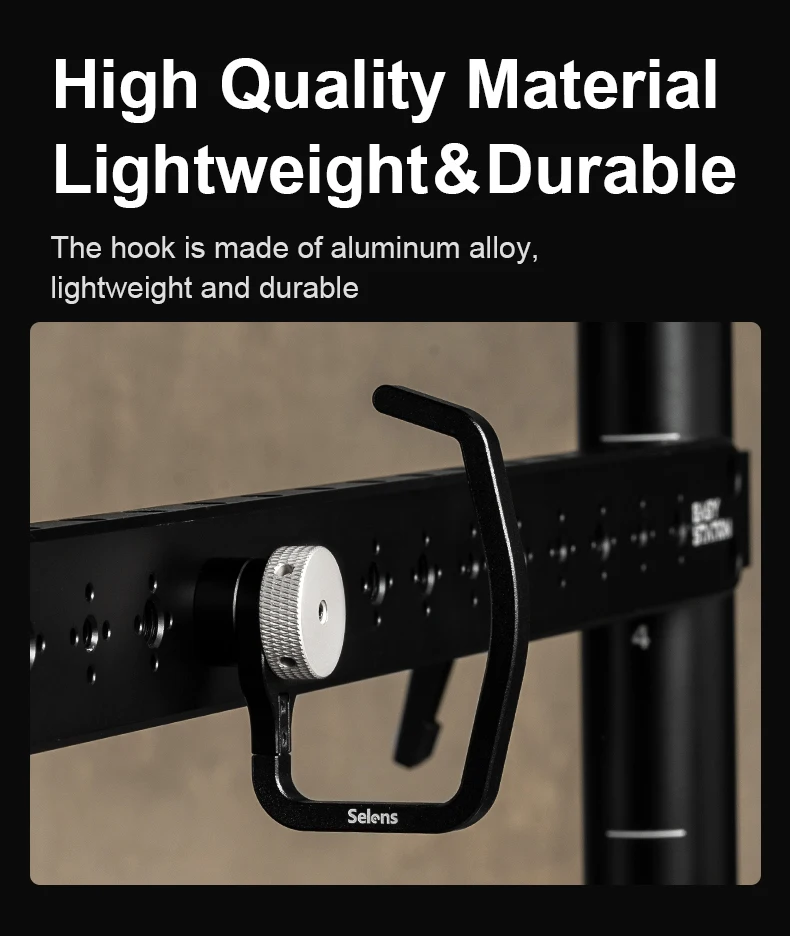 1/4''-20 Screw Hook with 45° Detents & Locating Pin Professional Lock for Notebo