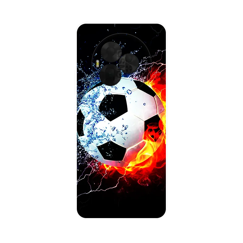 Football Silicone Soft Back Cover for TCL Nxtpaper 60 Ultra 5G - Protective and Stylish Bumper Case