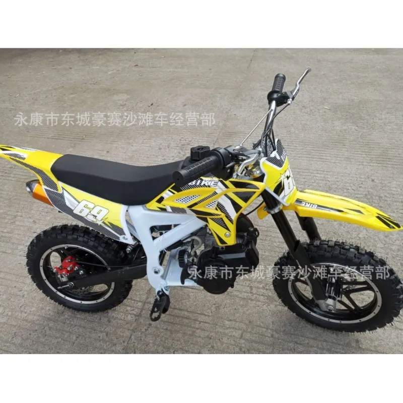 49cc Hand-pull Starter Engine 25 To 1 Gasoline Fuel Off-road Mountain Shock Absorber Small Gas Scooters
