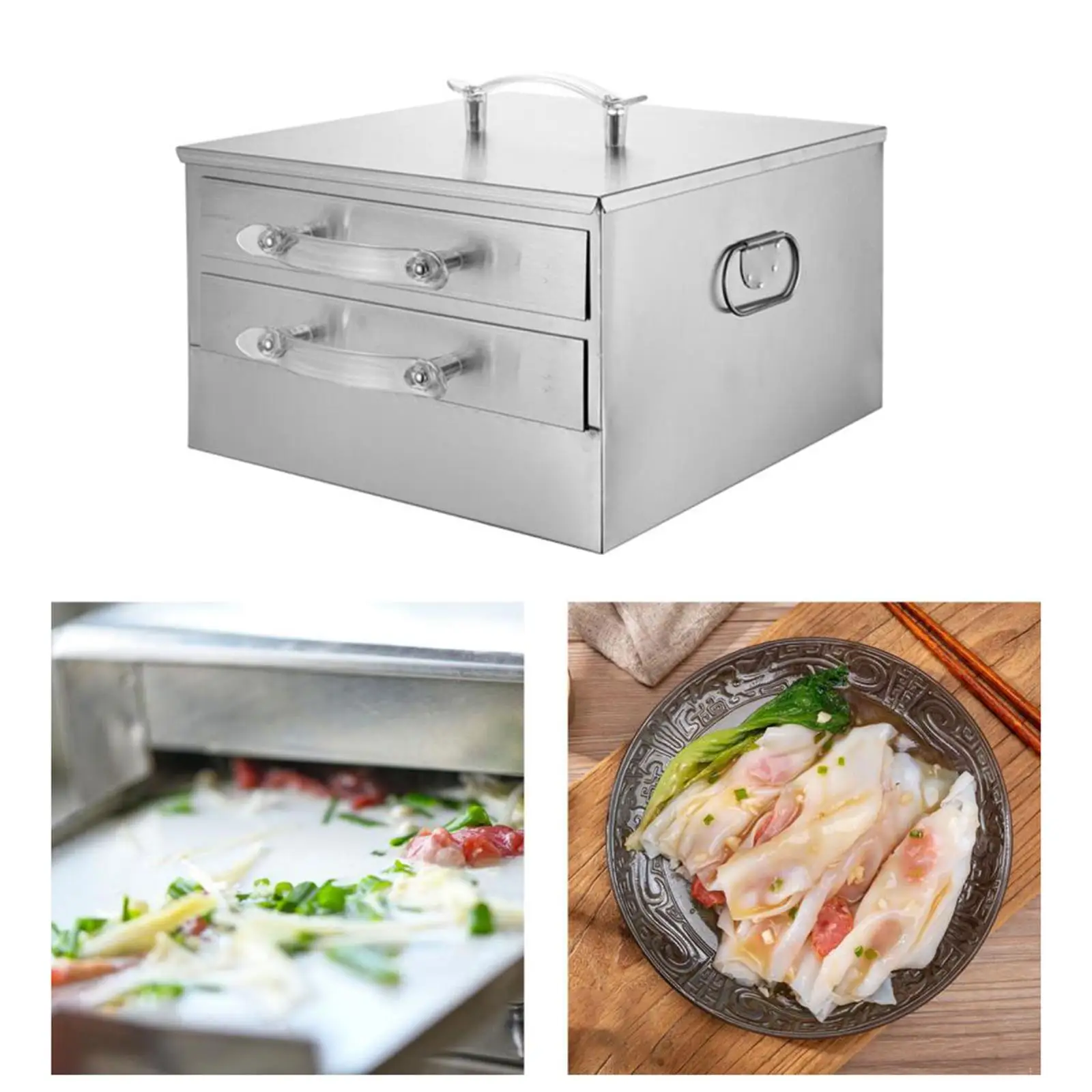 Stainless Steel Rice Roll Steamer Modern Kitchen Essential