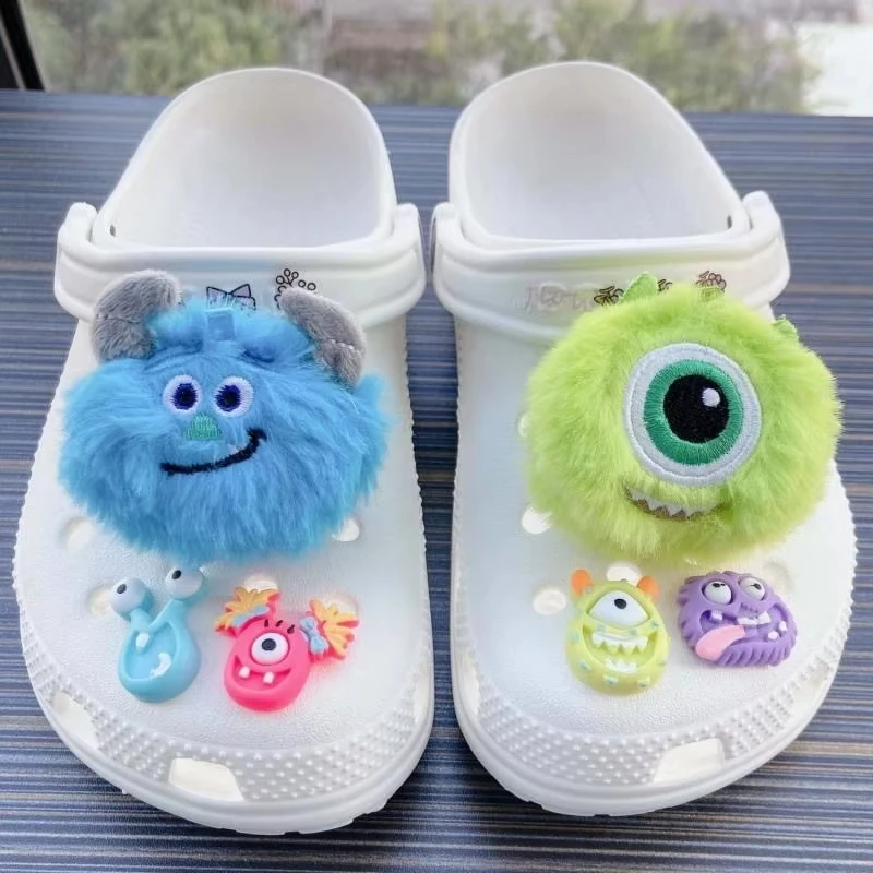Cartoon 6PCS Disney Monsters University Schuh Charms Set für Clog & Sandale Dekorationen DIY Weihnachten Halloween Party Gefälligkeiten