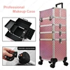 Professional Beauty Makeup Train Case Travel Trolley Cosmetic Case For Nail Manicure Portable Makeup Organizer Makeup Carrier 1