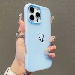 Adorable Heart Design Phone Case - Charming and Stylish Cover - Galaxy S23 Ultra (Blue)