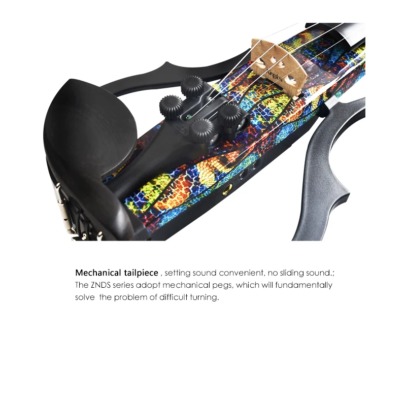 Electric violins from Kinglos China factory ZNDS-2305 musical instruments