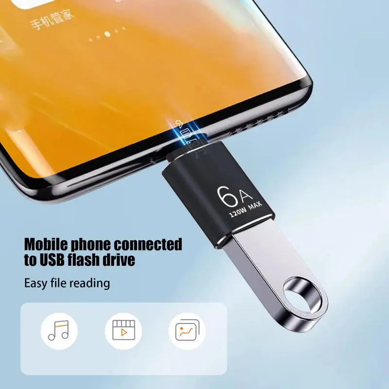 효율적인 USB C to USB 암 어댑터, USB C to USB 3.1 어댑터, 휴대용 C 타입 OTG 어댑터, USB C 변환