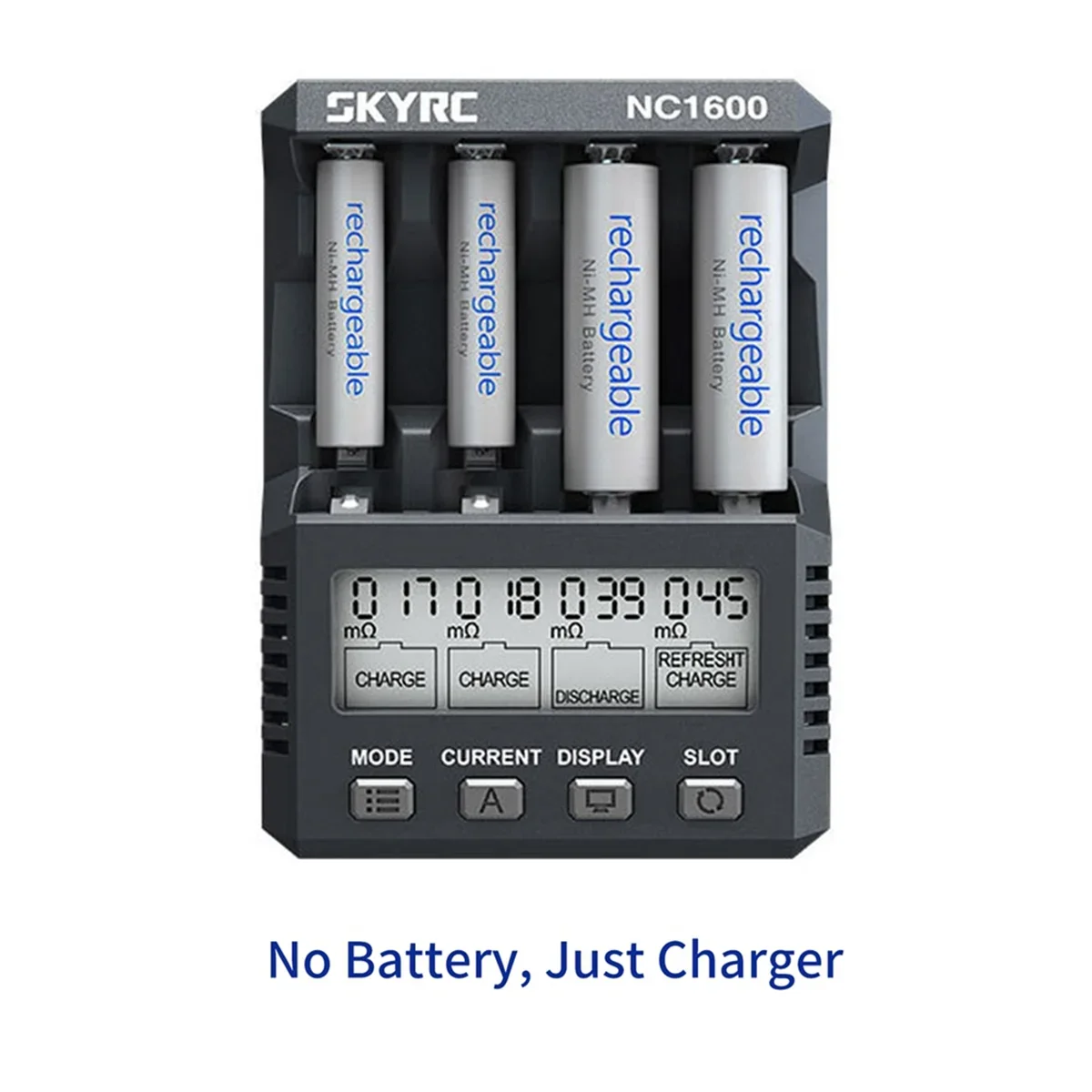 B-M SKYRC NC1600 Battery Charger AA/AAA NiMH NiCr Battery Charger Analyzer Portable Utility