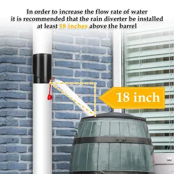 Weatherproof Rain Barrel Diverter 1