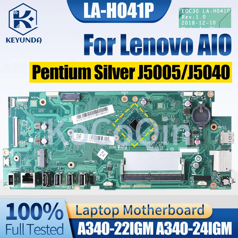 Placa-mãe Tudo-em-um para Lenovo Mainboard Aio A34022igm A340-24igm La-h041p 5b20u5403211 Pentium Silver J5005 J5040 - Imagem 4