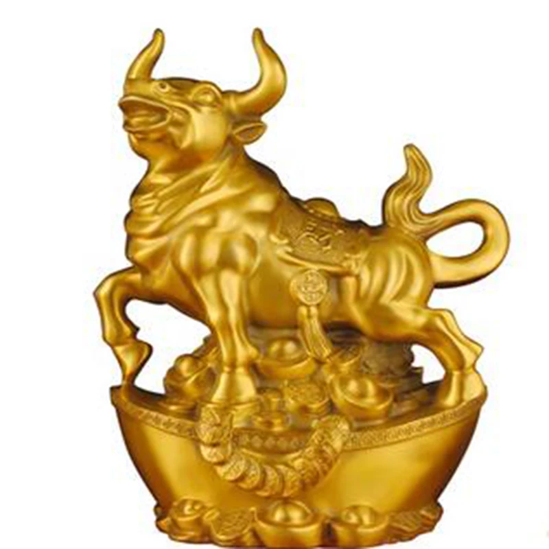 

Латунный пошаговый Булл Yuanbao, богатство, бык, Северо-Восточный угловой наполнитель, модель быка, гостиная, магазин, украшение для рабочего стола