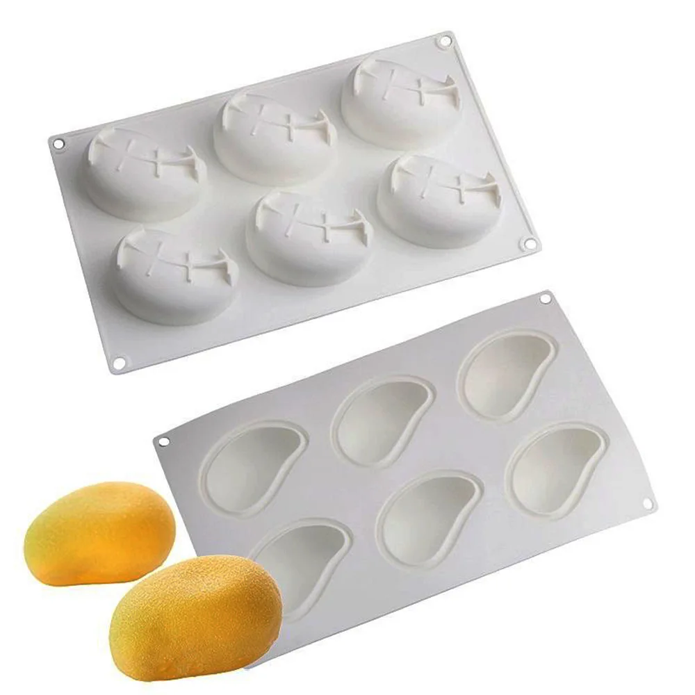 3D Mango Design Silicone Cake Molds Party Pastry Bakeware Fruit Mousse Cake Mould Kitchen Food Grade Dessert Baking Tools 4