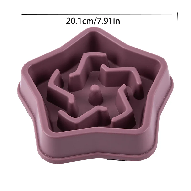 Interactive Slow Feeder Dog Bowl Puzzle Toy