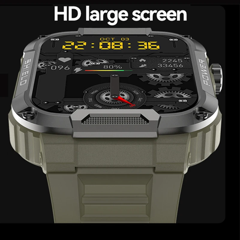 ο 1.85 &HD ũ Ʈ ġ  IP68   Ƽ з  ƮϽ ƮĿ  Smartwatch