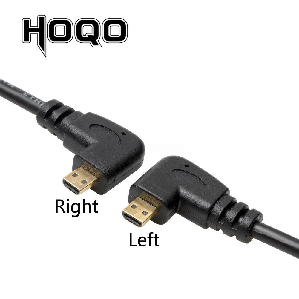 90 Degree Micro HDMI to HDMI Cable UP/Left/Right Angled Micro HDMI