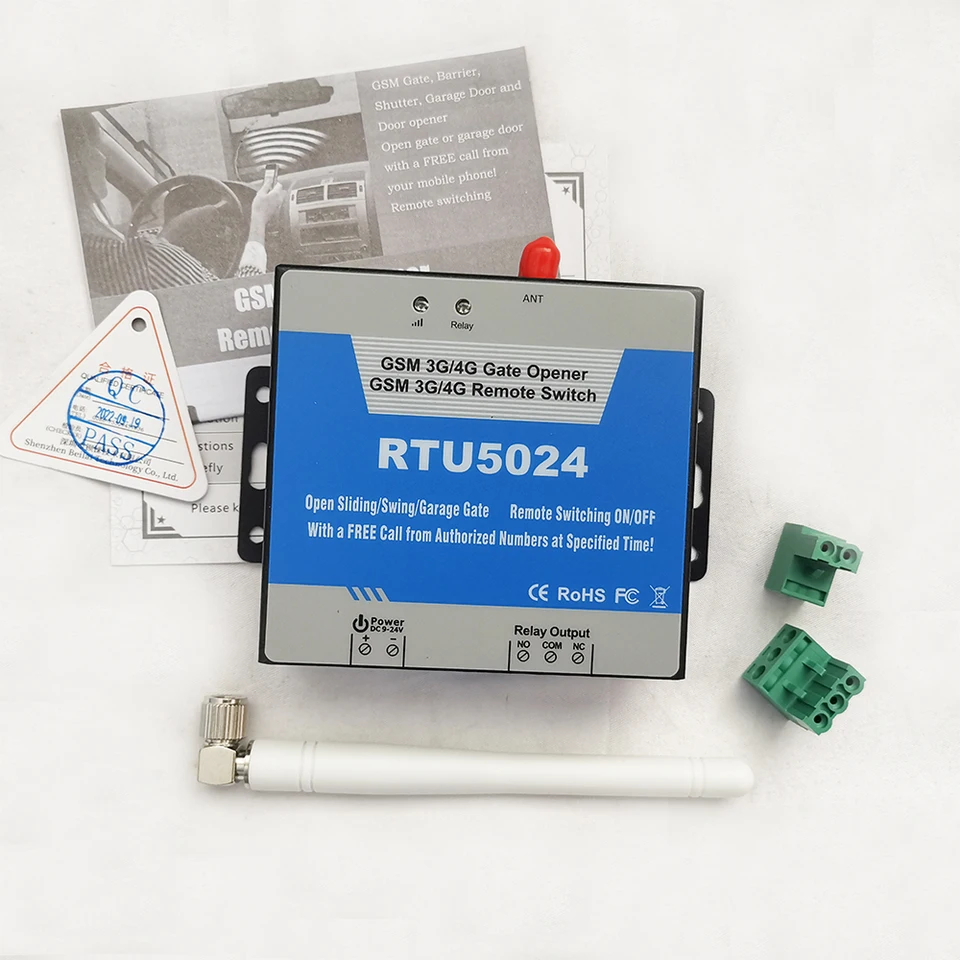 Abridor de Puerta GSM SMS Smart Alert RTU5024 4G Anggrek Control Remoto