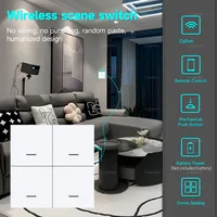 ZigBee Scene Switch 4 Gang 12 Scenario Wireless Push Button Controller Battery Powered Smart Life Tuya APP Home Automation - Image 3