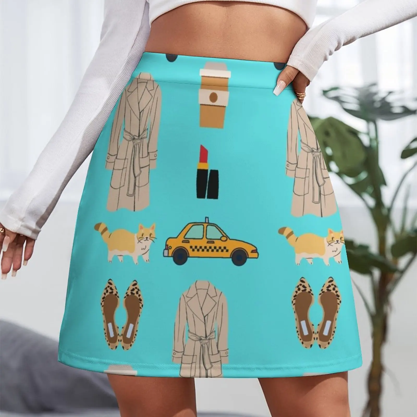 Just Crazy About Tiffany's Mini Skirt women's clothing korea stylish elegant party dresses for women 2024 Womens dresses Kawaii