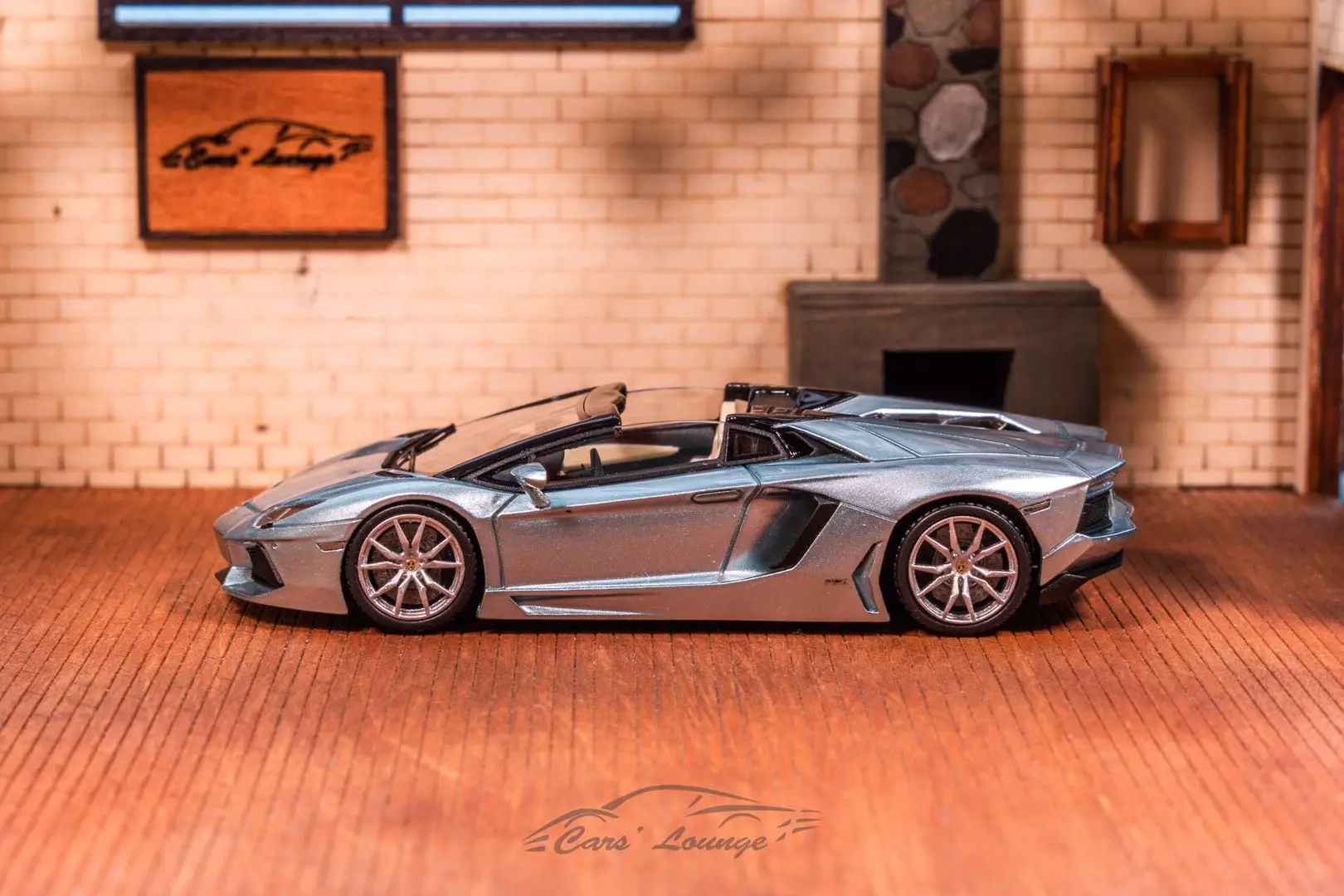 cars lounge 1/64　ランボルギーニ アヴェンタドール ロードスター Cars' lounge 1:64 Aventador LP700-4 Roadster Resin Model Car