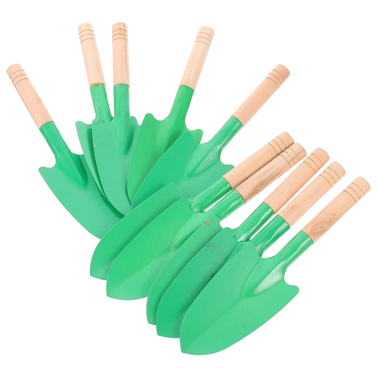 10 Pcs Succulent Planters Wooden Handle Gardening Tool Tools Planting Spade