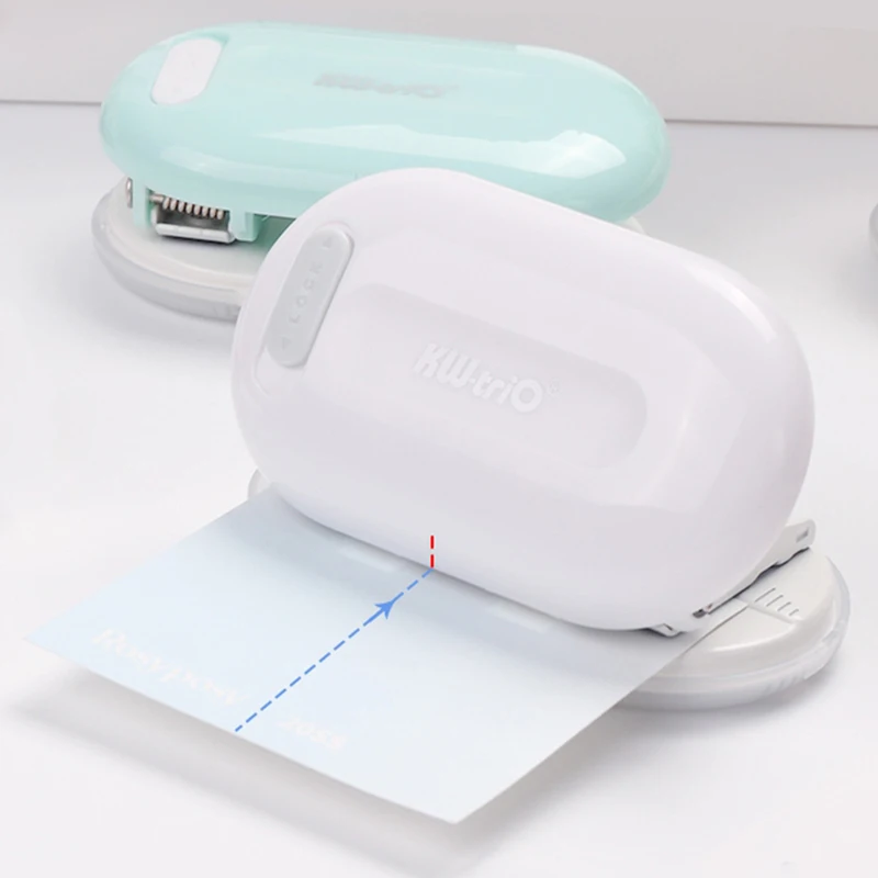 3-Hole Punch for Binder Portable Metal Office Puncher with 1.10 Inch Spacing Heavy-Duty Craft Paper Punch Tool hole punch