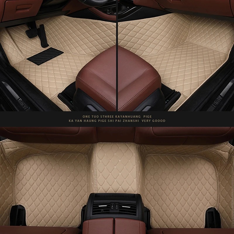 Custom 5 Seat car floor mats for toyota Land Cruiser Prado Prius Sienna