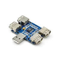 DC 5V USB HUB USB2.0 USBHUB Concentrator 4-Female USB Expansion Board Module Four USB Expansion Interface 4-port Controller 4