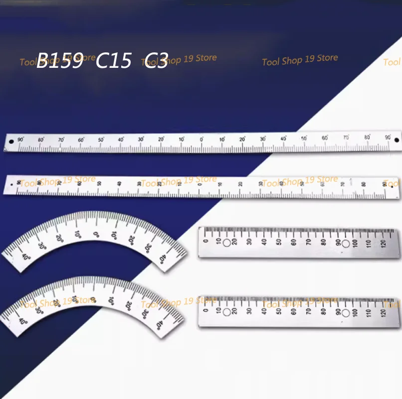 Turret Milling Machine Scale Ruler B159 C15 Aluminum