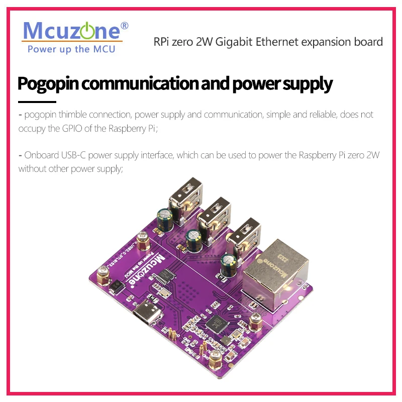 RPi0 3U1GE, ����� ���� zero2 W �Ⱑ��Ʈ �̴��� Ȯ�� ����, USB-�̴���, USB ���, RJ45, typec, ���̽�