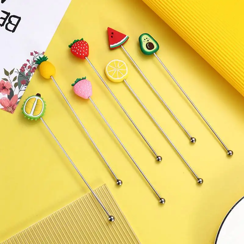 Swizzle Mixing Manual Rod cocktail stir sticks Stainless Steel Creative Mixing Cocktail Stirrers Sticks For Wedding Party Bar Accessories
