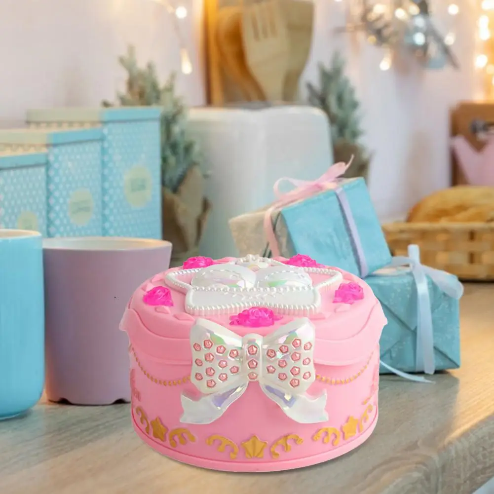 Rotating Music Box Plastic Jewelry Storage Innovative Girls Ballerina music box,carousel music box