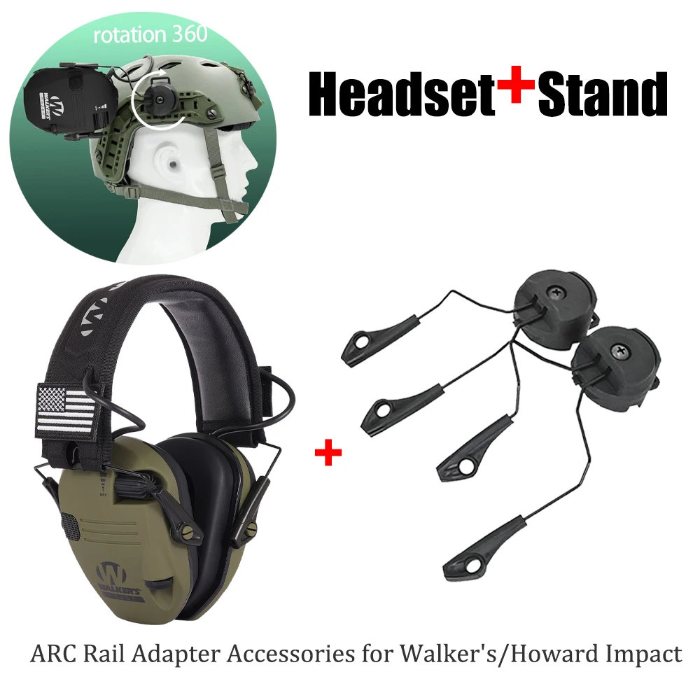 SALE Electronic earmuf ARC OPS CORE Helmet Rail Adapter Tactical