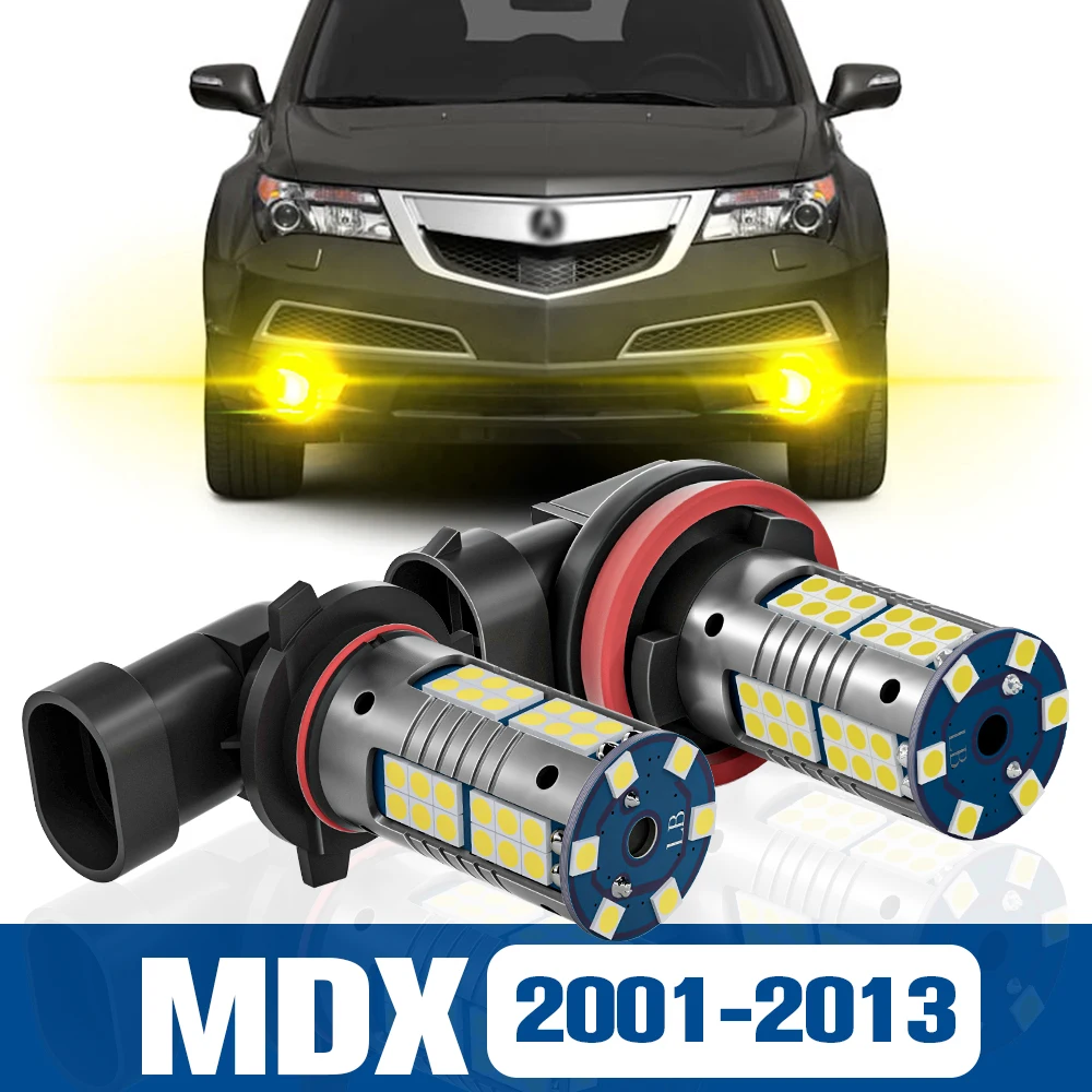 

2pcs LED Fog Light Blub Lamp Accessories Canbus For Acura MDX 2001 2002 2003 2004 2005 2006 2007 2008 2009 2010 2011 2012 2013