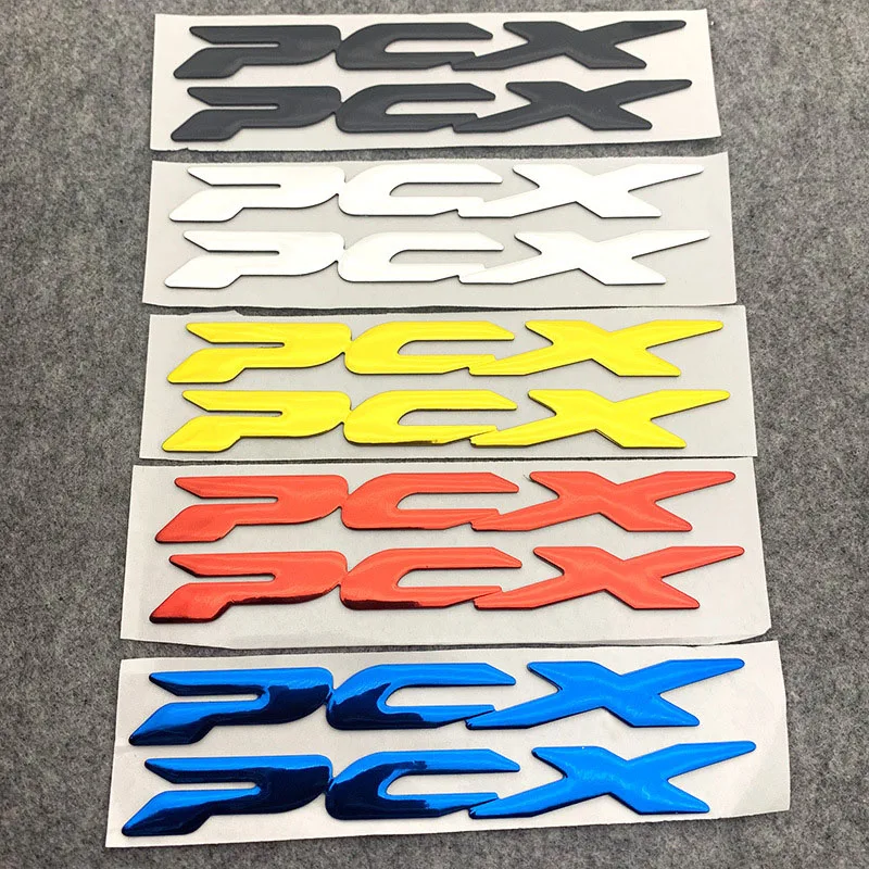 3D Epoxy Motocross Motorcycle Stickers Exhaust Decals Pcx Emblem Badge