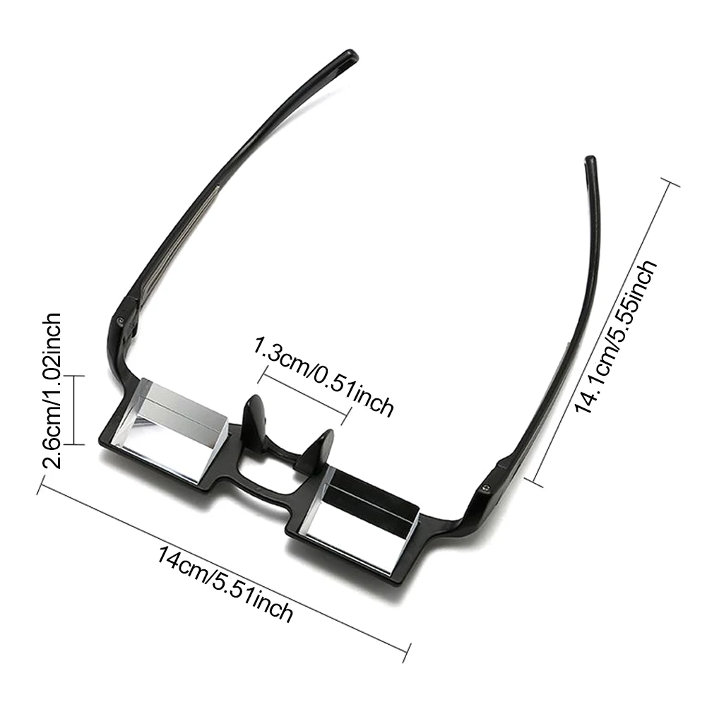 Upgraded PC Lazy Refractor Glasses Ultra-light Eye Protection Protective Glasses Anti-fatigue Reading Mirror Reading Glasses