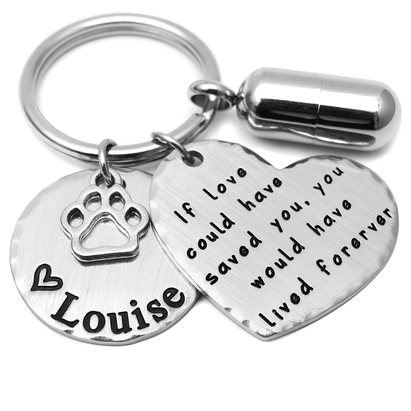 Custom Urn Keychain for Dog Ashes Personalized Dog Keychain Cremation Urn for Ashes Jewelry for Pet Memorial Keepsake Gift personalized pet urn keychain dog urn key chain pet memorial cat cylinder cremation urn keyring pet photo keepsake ashes jewelry