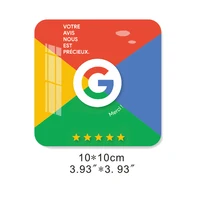 French Writing NFC Google Review Stand Plaque Display Boost Your Google Reviews Simple Quick Link to Review 2