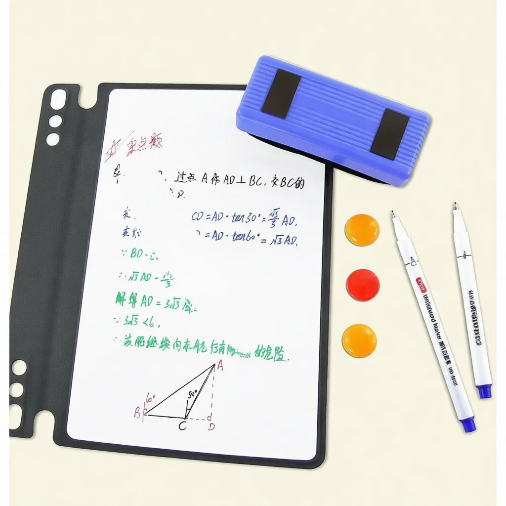 1pcs 0.5mm 엑스트라 파인 팁 드라이 지우기 화이트 보드 마커 학교 교육용 지울 수있는 화이트 보드 펜 사무실 드로잉 문구