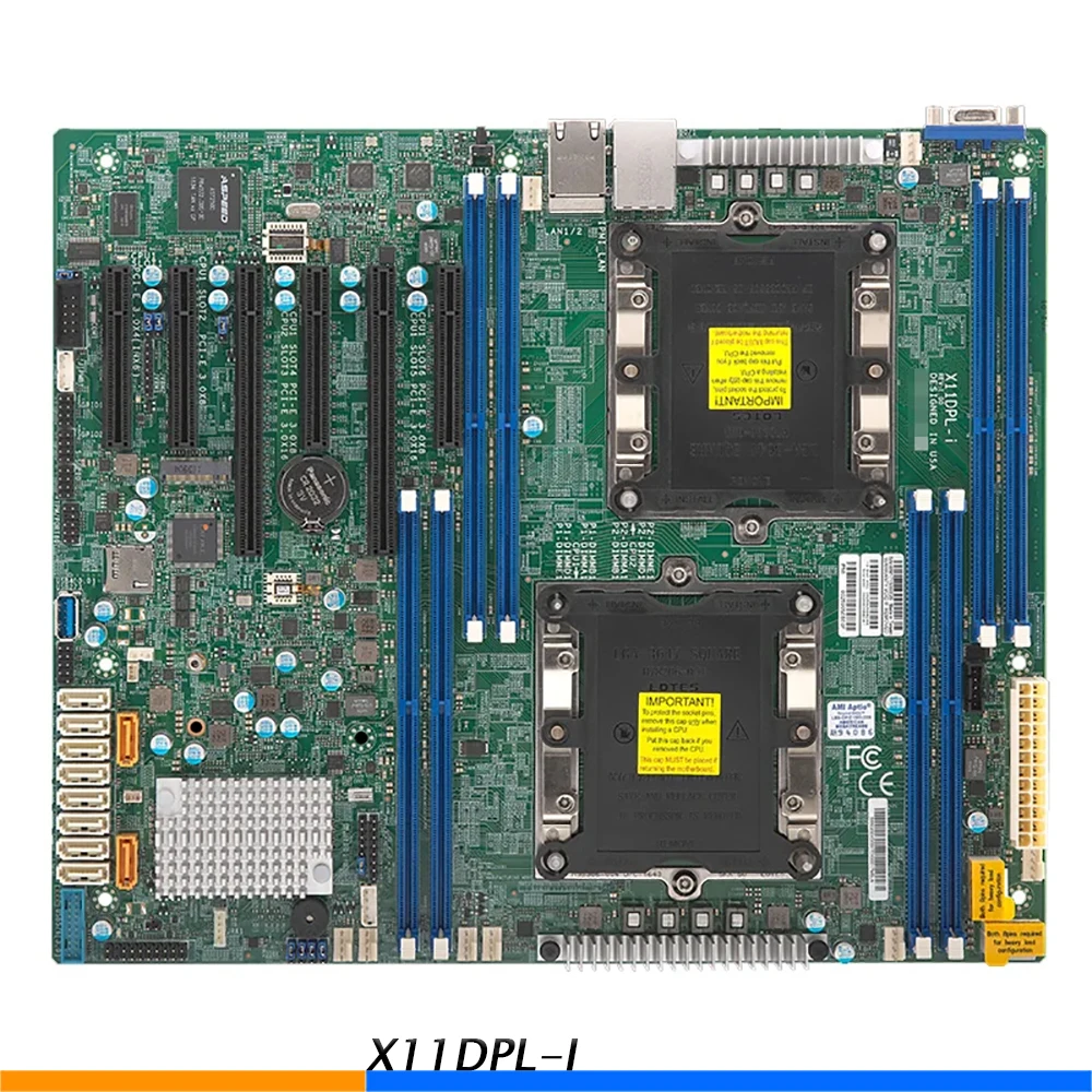 For Supermicro For X11DPL I Original Server Motherboard C621 LGA3647 M 2 Perfect Test Good Quality