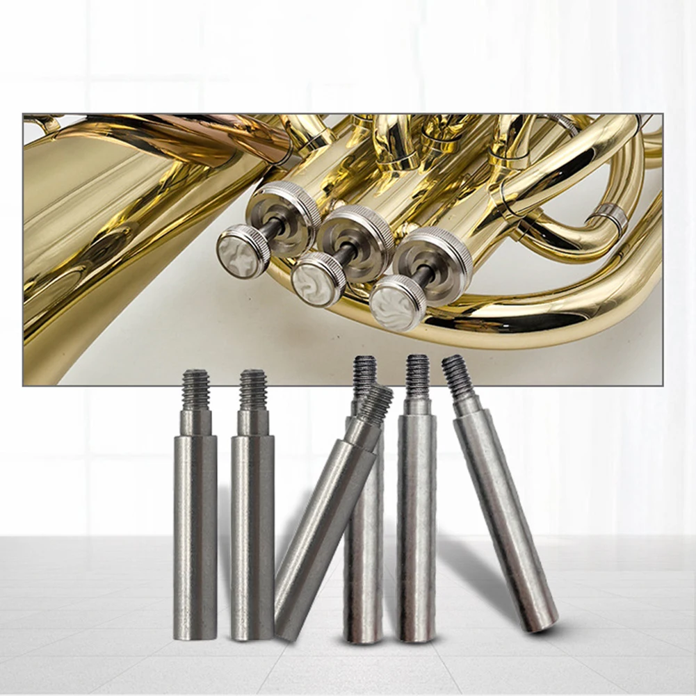 3pcs/pack Tenor Horn Baritone Vertical Original Key Rod Hall Connecting Rod Brass Trumpet Button Lever Musical Instruments Parts