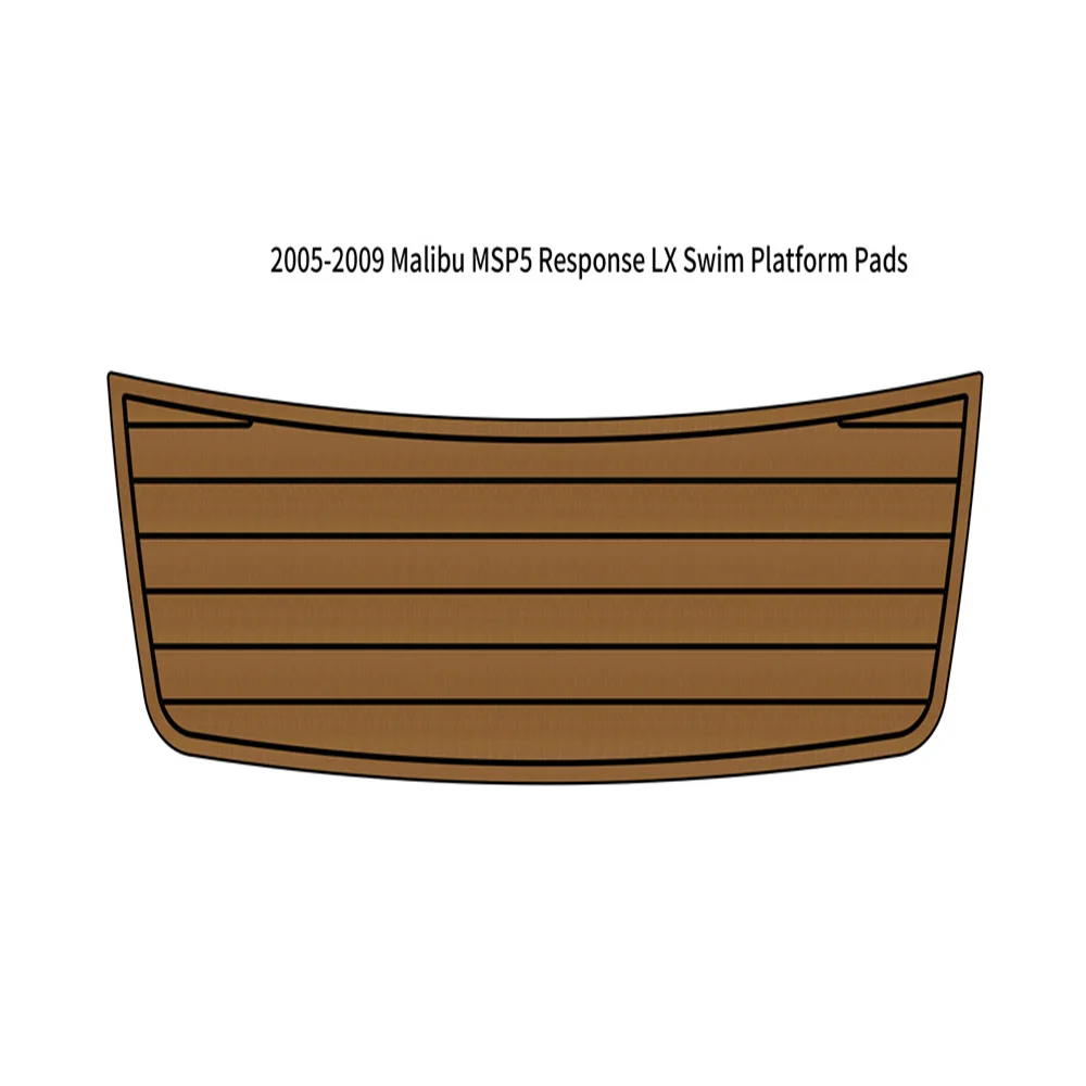 

2005-2009 Malibu MSP5 Response LX Swim Platform Pad Pad Boat EVA Teak Decking 1/4" 6mm