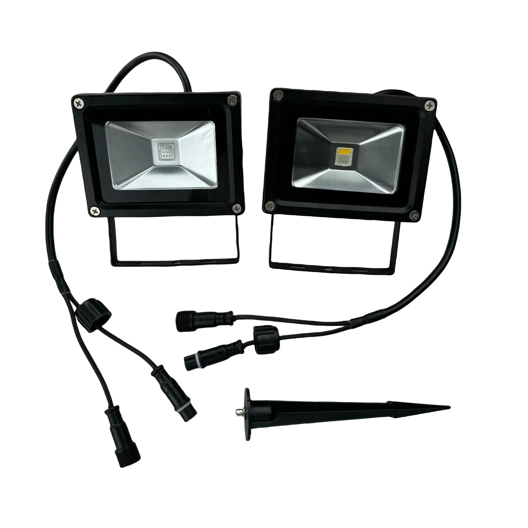 10W 주소 지정 가능 잔디밭 램프 RGB/RGBW DC12V WS2811-RGB/UCS2904-RGBW(3000K) 조경용 LED 투광등