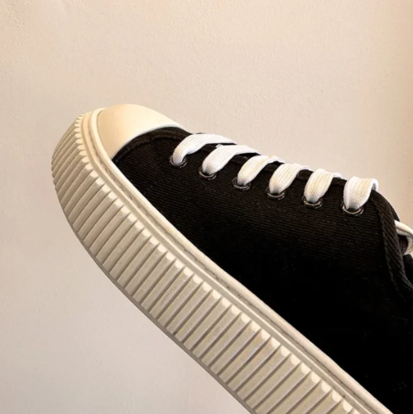 2024 Fashion Women's Designer Brand Thick Bottom Canvas Women's Shoes New Sports Hundred Women's Shoes